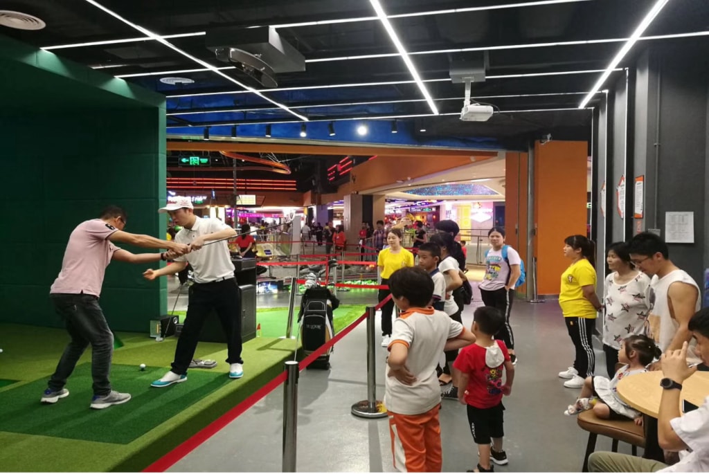 模拟高尔夫球运动馆免费设计规划
